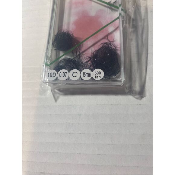 KORDES Black Mink 500 piece Eyelash Clusters 10D Volume C 9mm-16‎ mm (15mm) - Picture 4 of 6